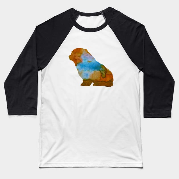 English Bulldog Baseball T-Shirt by TheJollyMarten